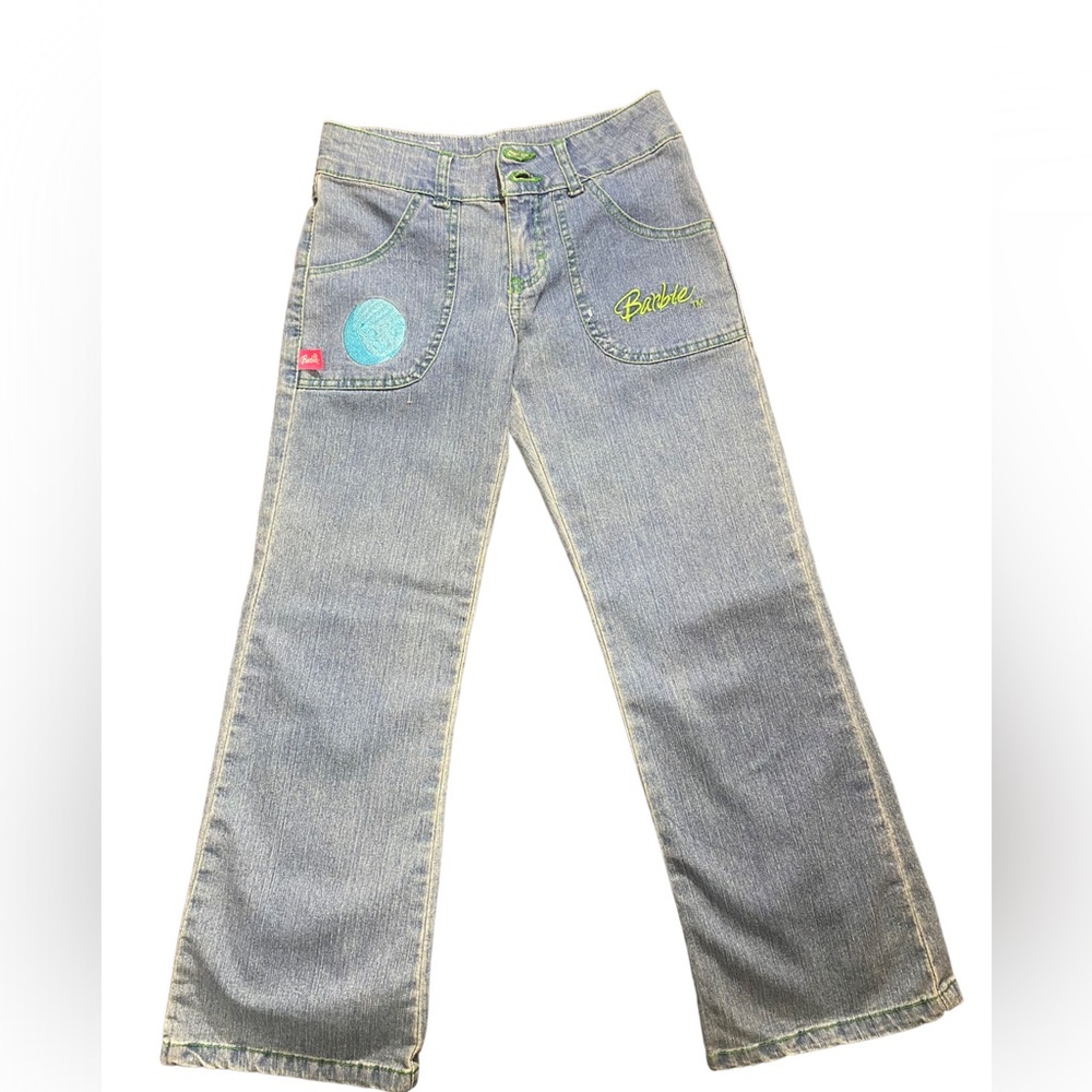 Barbie Denim Pants youth Size 8 NWT
